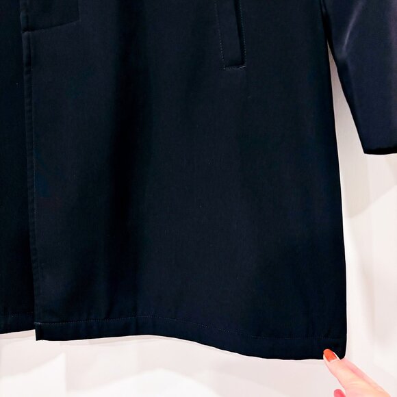 CALVIN KLEIN | Black coat with removable lining | Classic sleek style | Size 46* - Picture 6 of 11